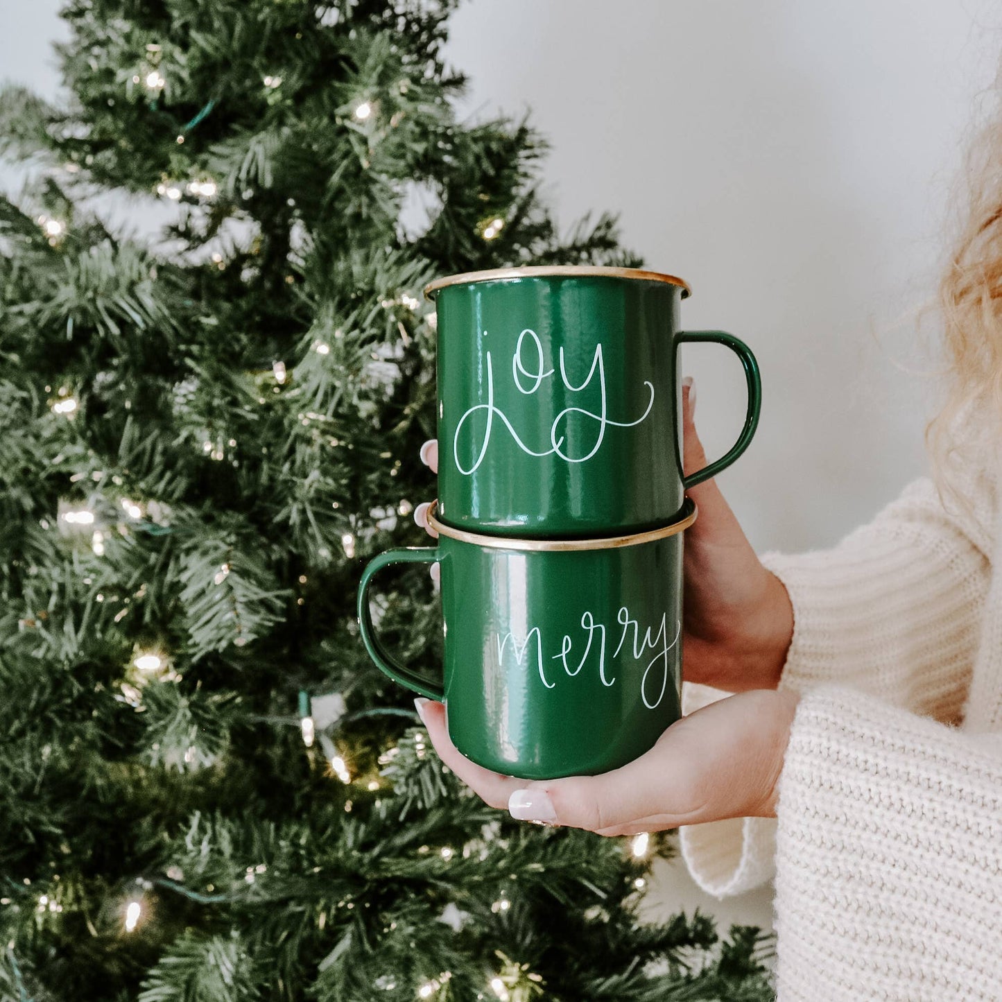 Joy Coffee Mug | Christmas Green