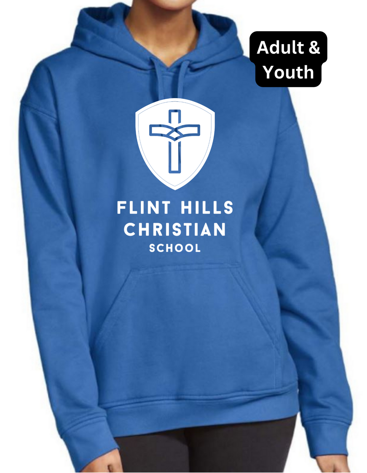 FHCS Blue Logo Hoodie