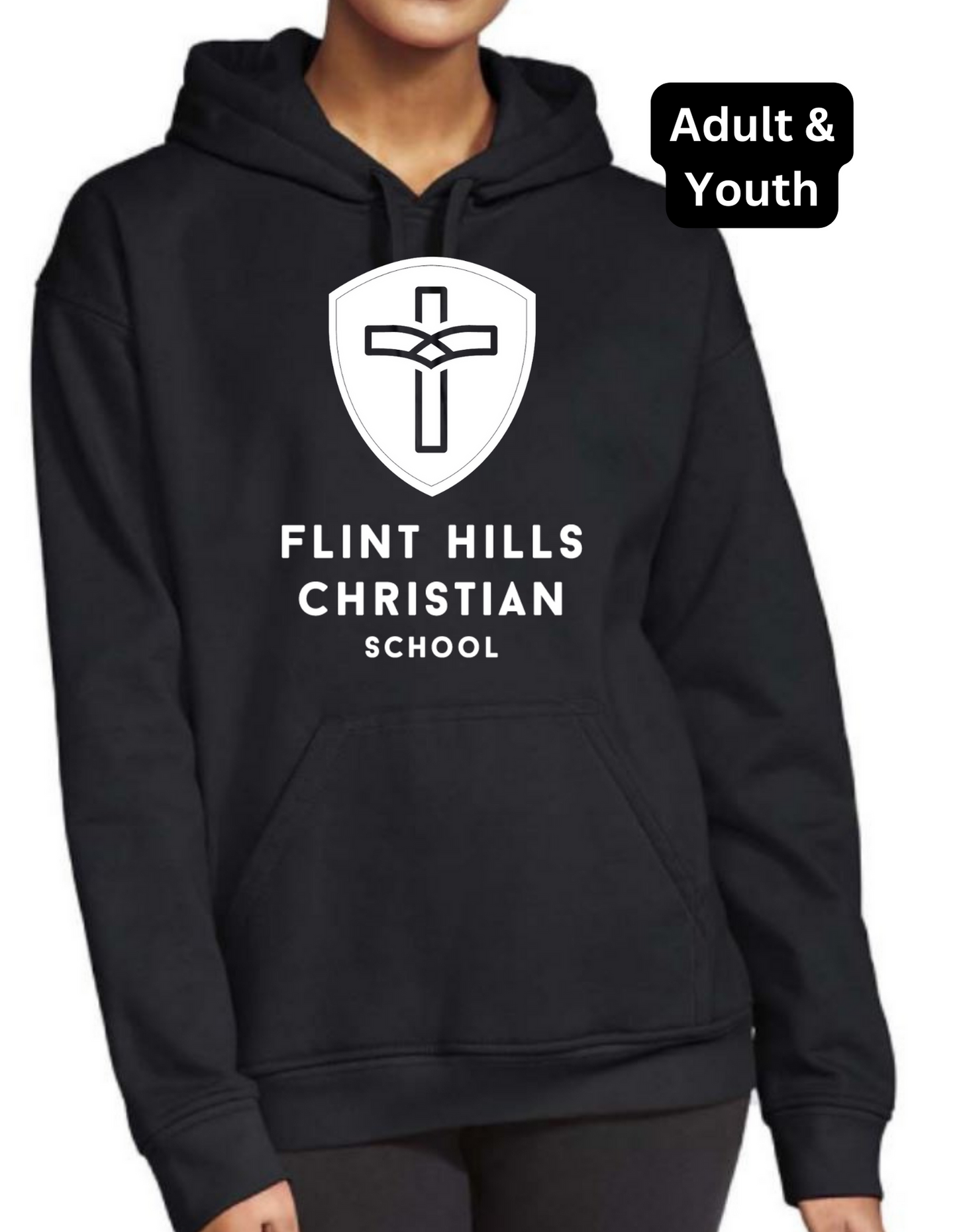 FHCS Black Logo Hoodie