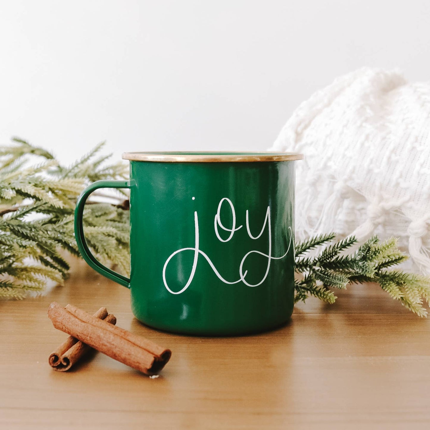Joy Coffee Mug | Christmas Green