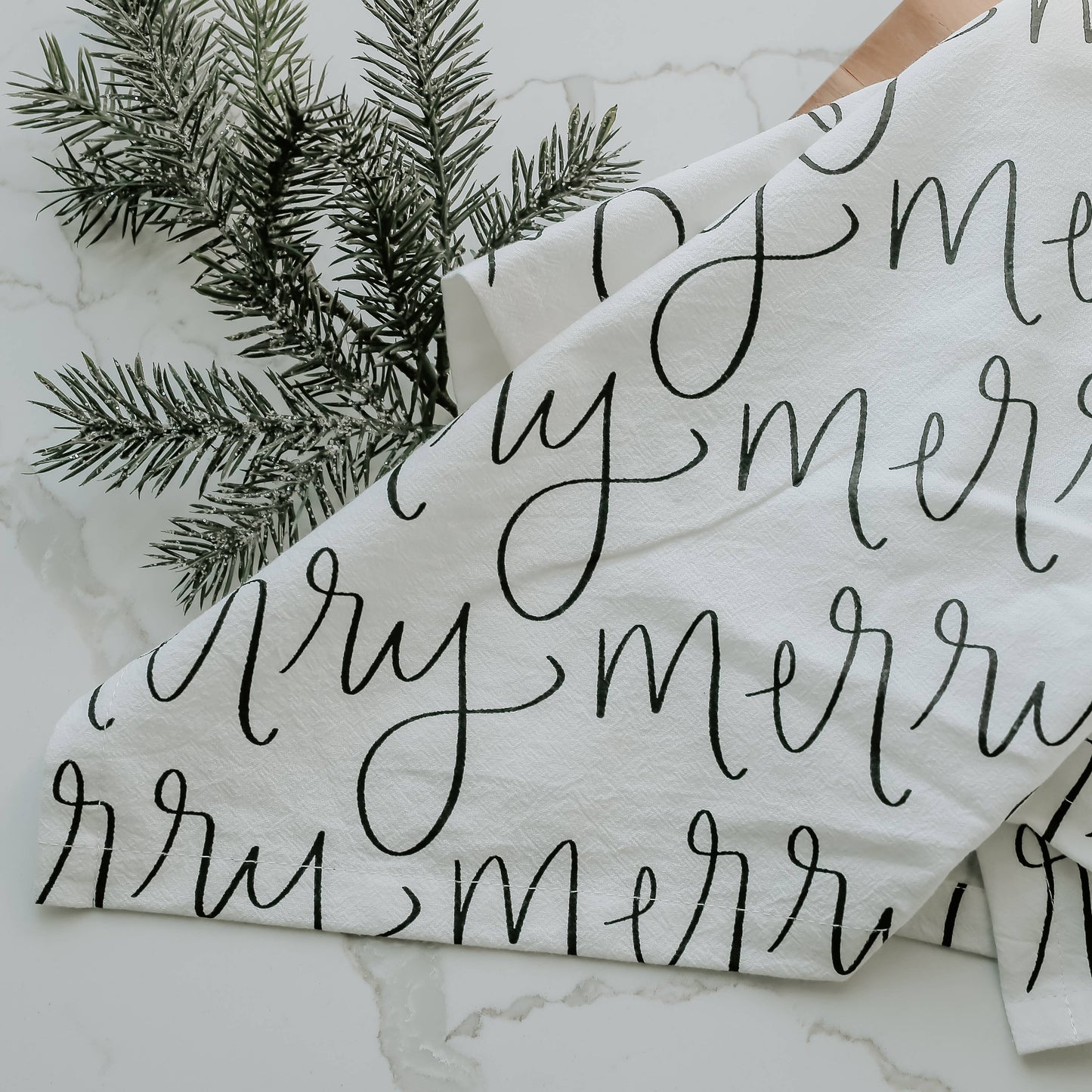 Merry Tea Towel - Home Decor & Gifts