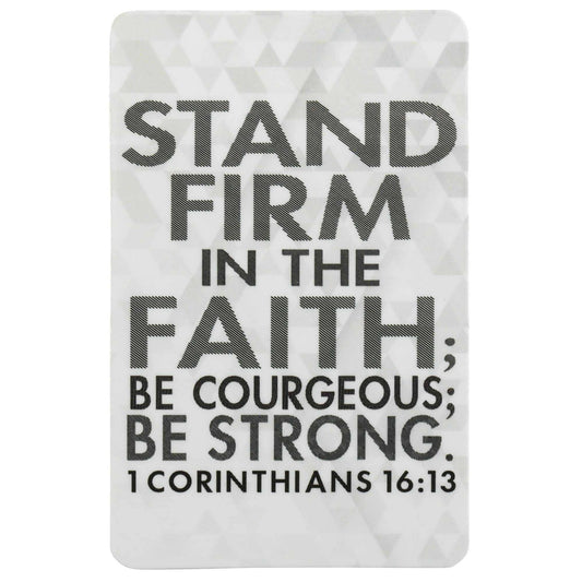 Pocketcard Stand Firm In The Faith