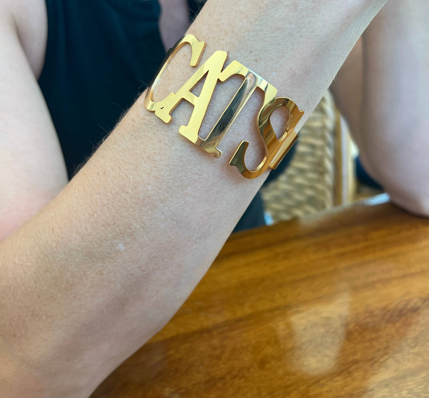 CATS Bangle Bracelet | Silver