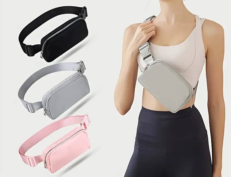Crossbody Belt Bag | Black