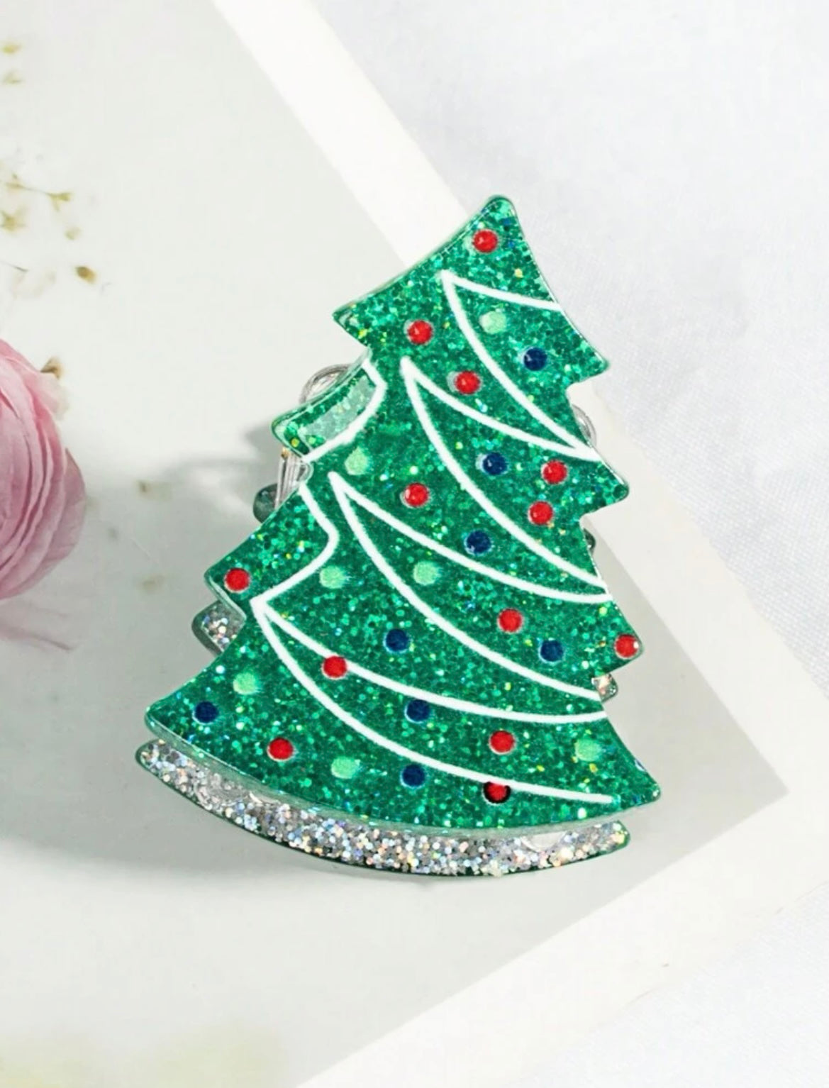 Christmas Mini Hair Claw