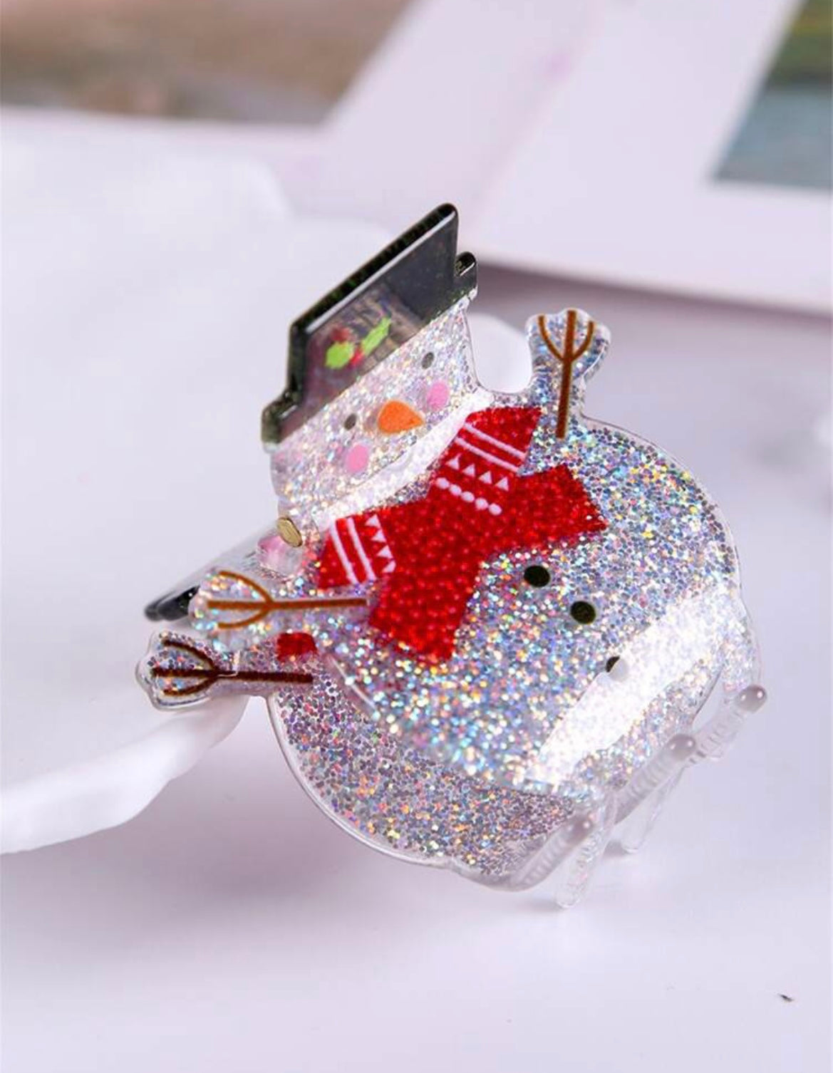 Christmas Mini Hair Claw