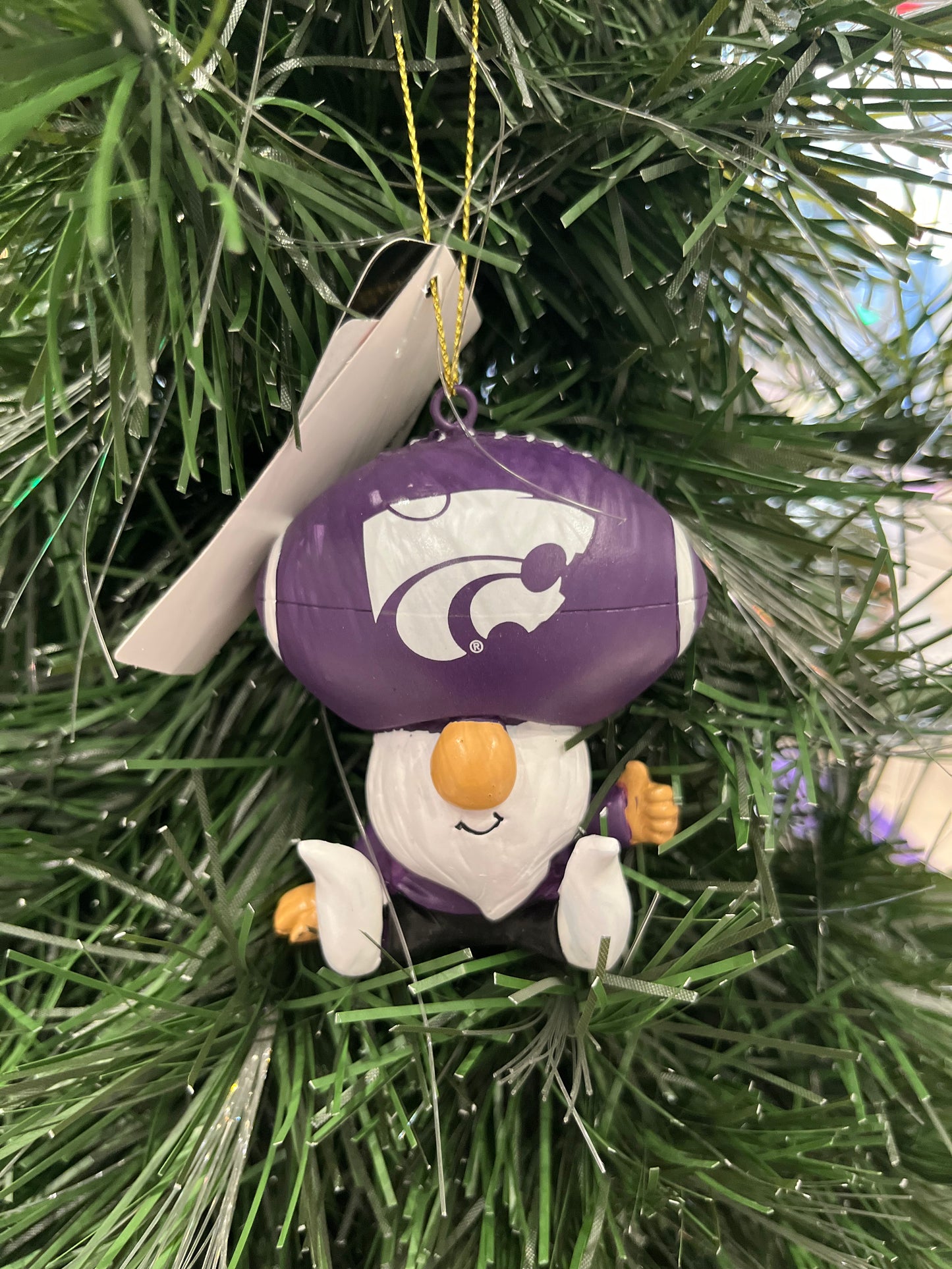 K-State Gnome Fan Ornament