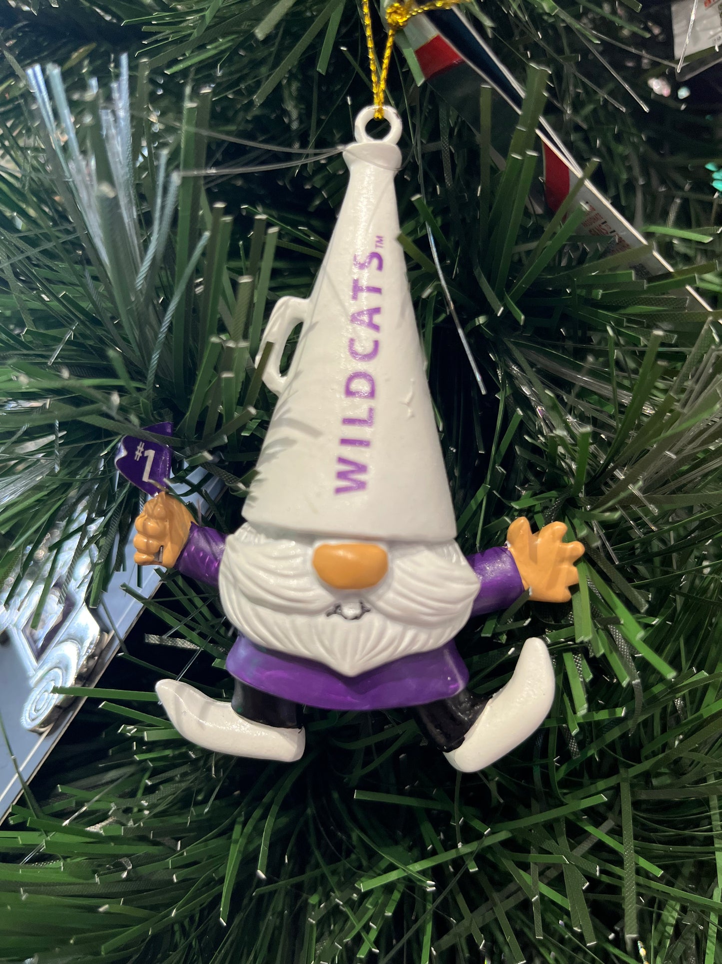 K-State Gnome Fan Ornament