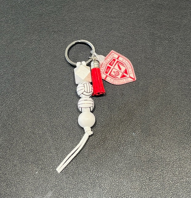 MCS Volleyball Keychain