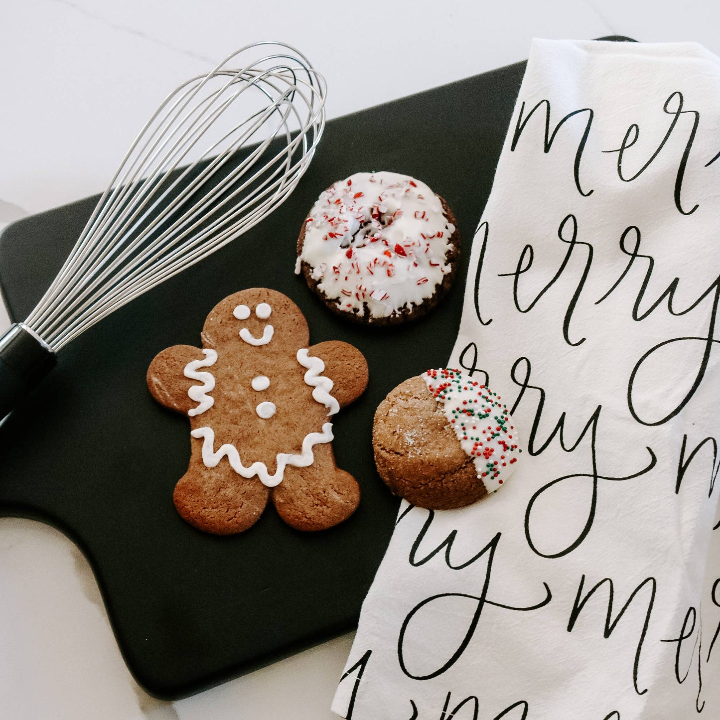 Merry Tea Towel - Home Decor & Gifts