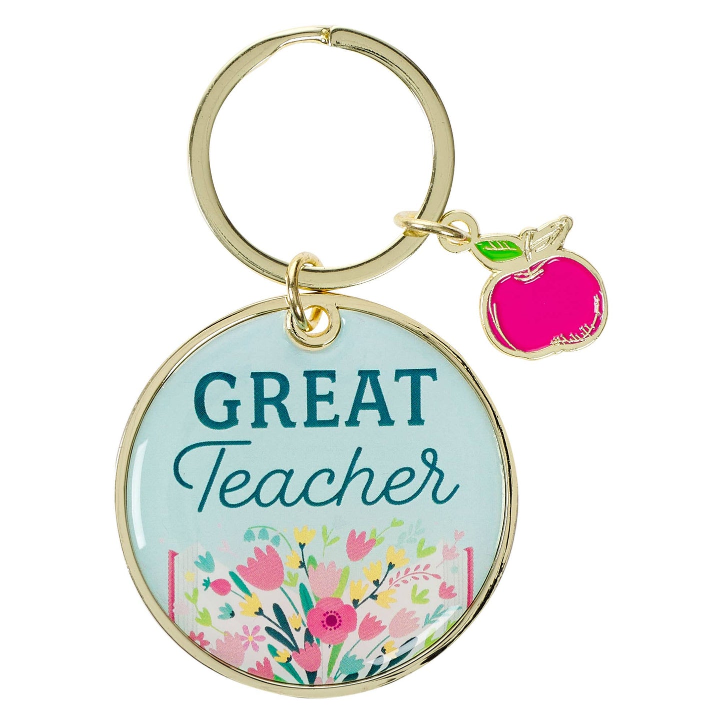 Great Teacher Metal Keychain with Charm - Eccles. 2:26
