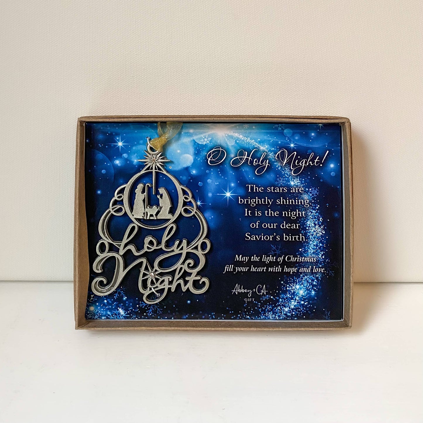 O Holy Night Nativity Ornament