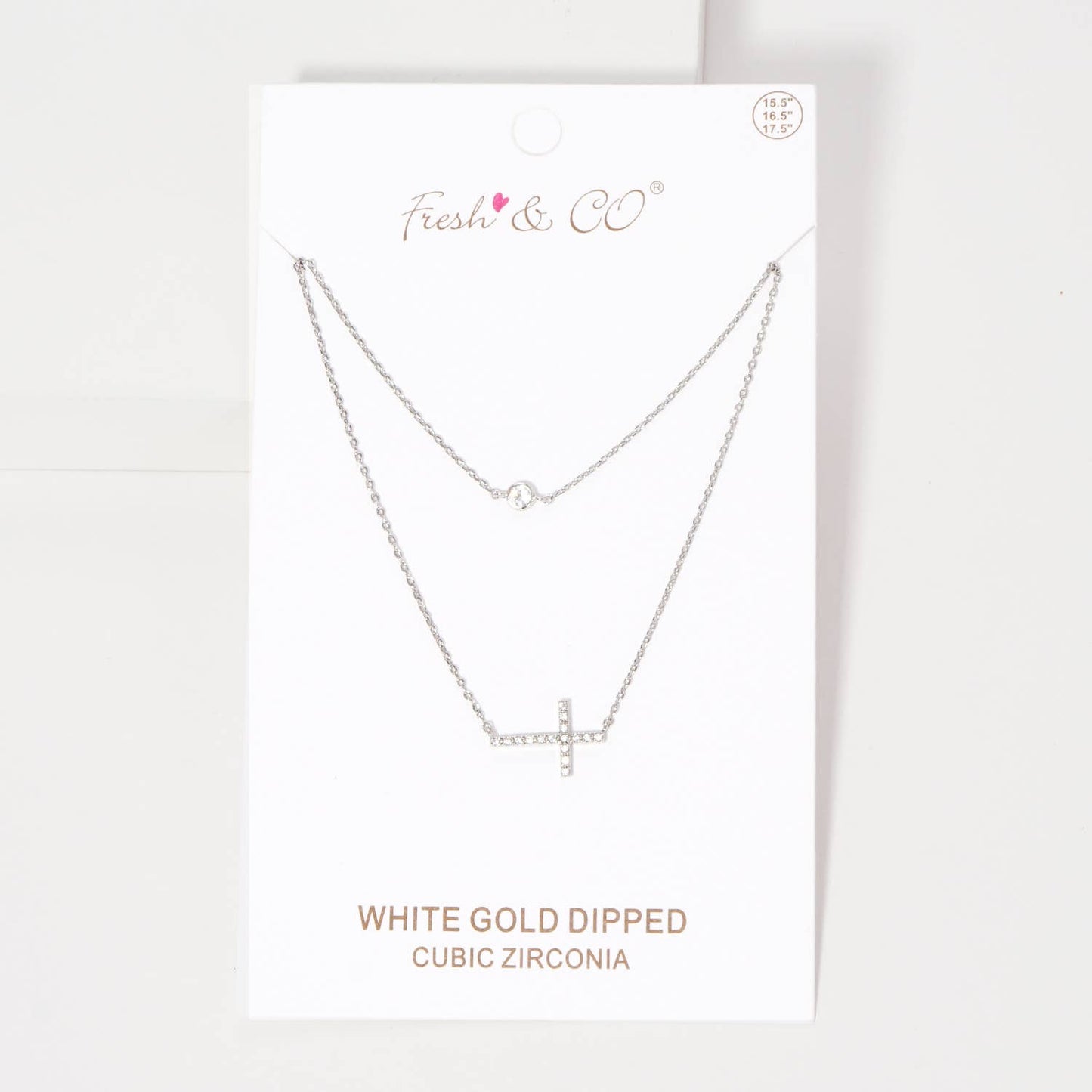 Layered Cross Necklace