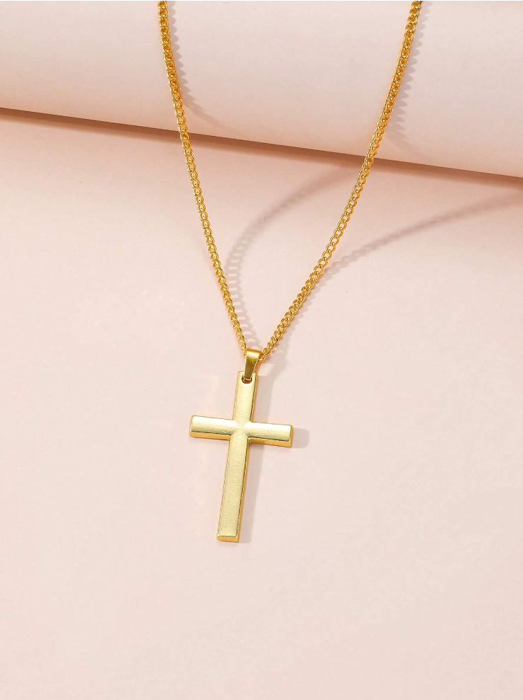 Mens Fashion Cross Necklace