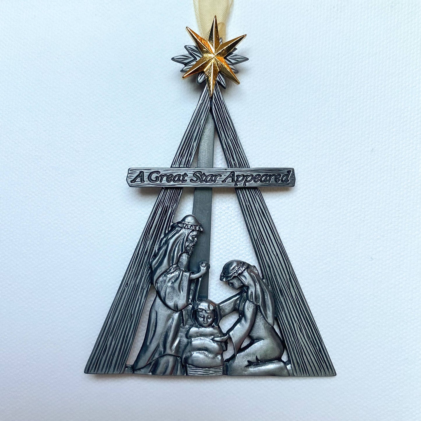 Star of Wonder Nativity Scene Ornament