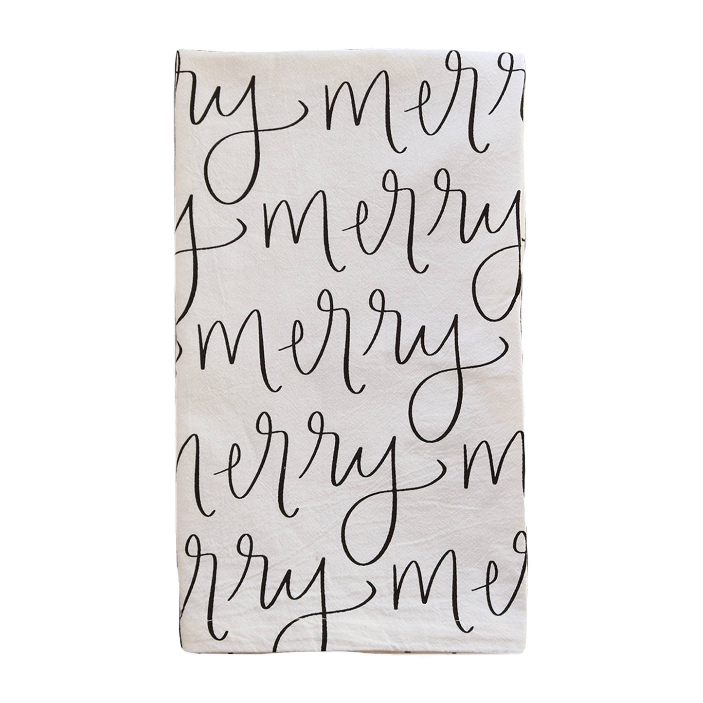 Merry Tea Towel - Home Decor & Gifts