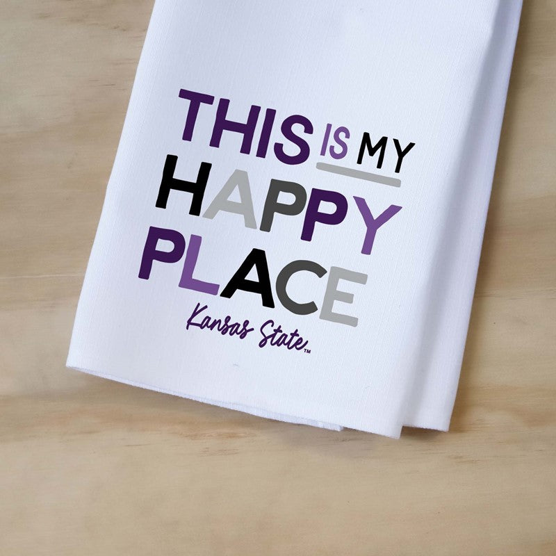 K-State This Is My Happy Place Tea Towel