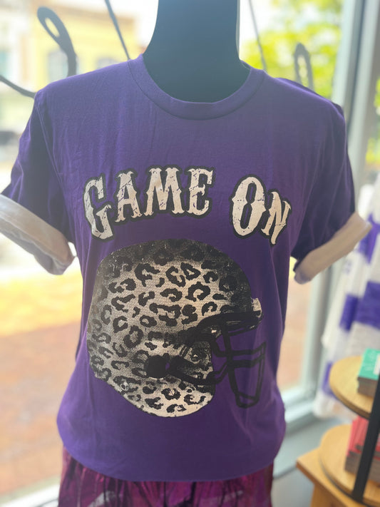 Game On Leopard Helmet T-Shirt