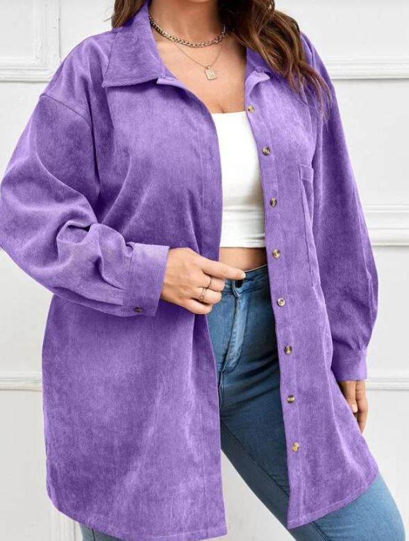 Button Up Pocket Patched Shirt