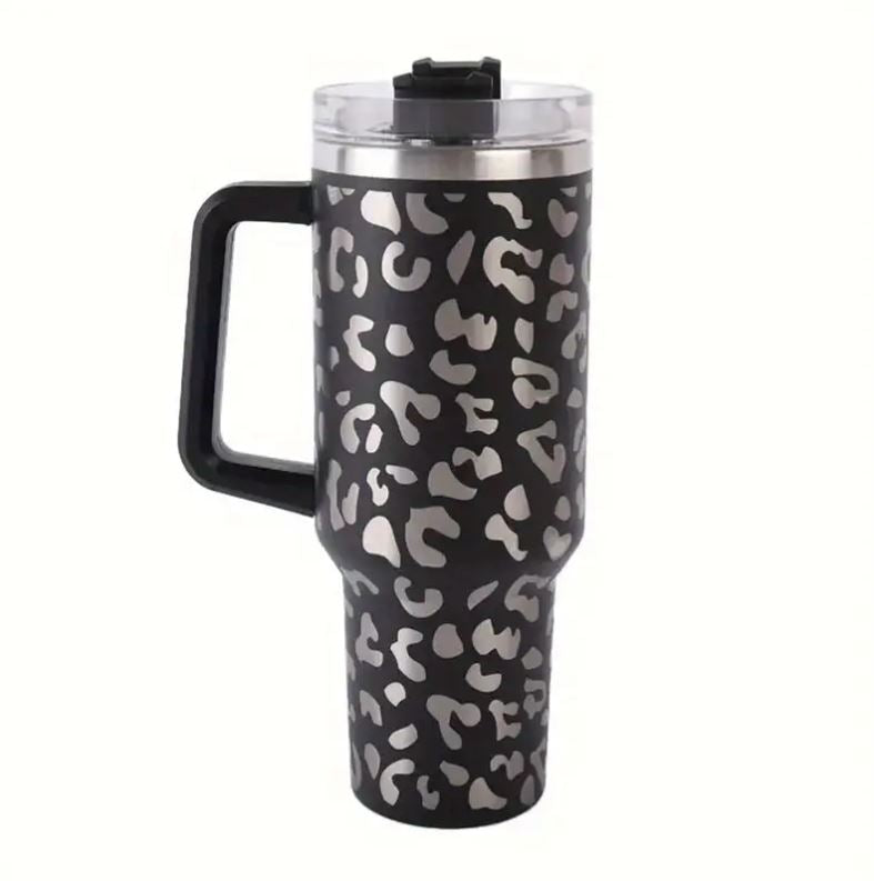 40oz Leopard Hydrating Tumbler