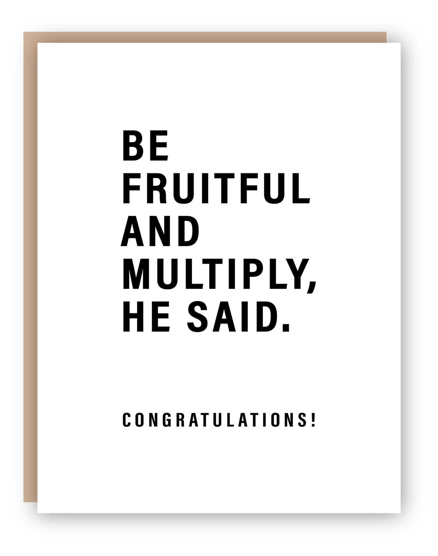 BE FRUITFUL Card
