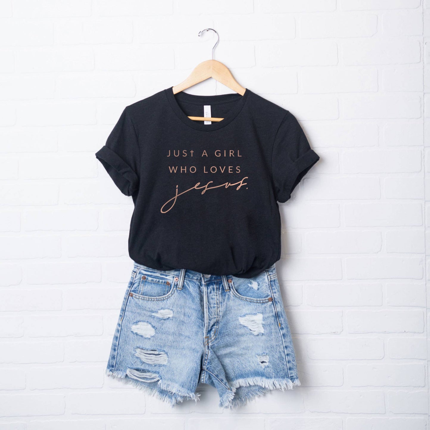 Just A Girl Who Loves Jesus T-Shirt