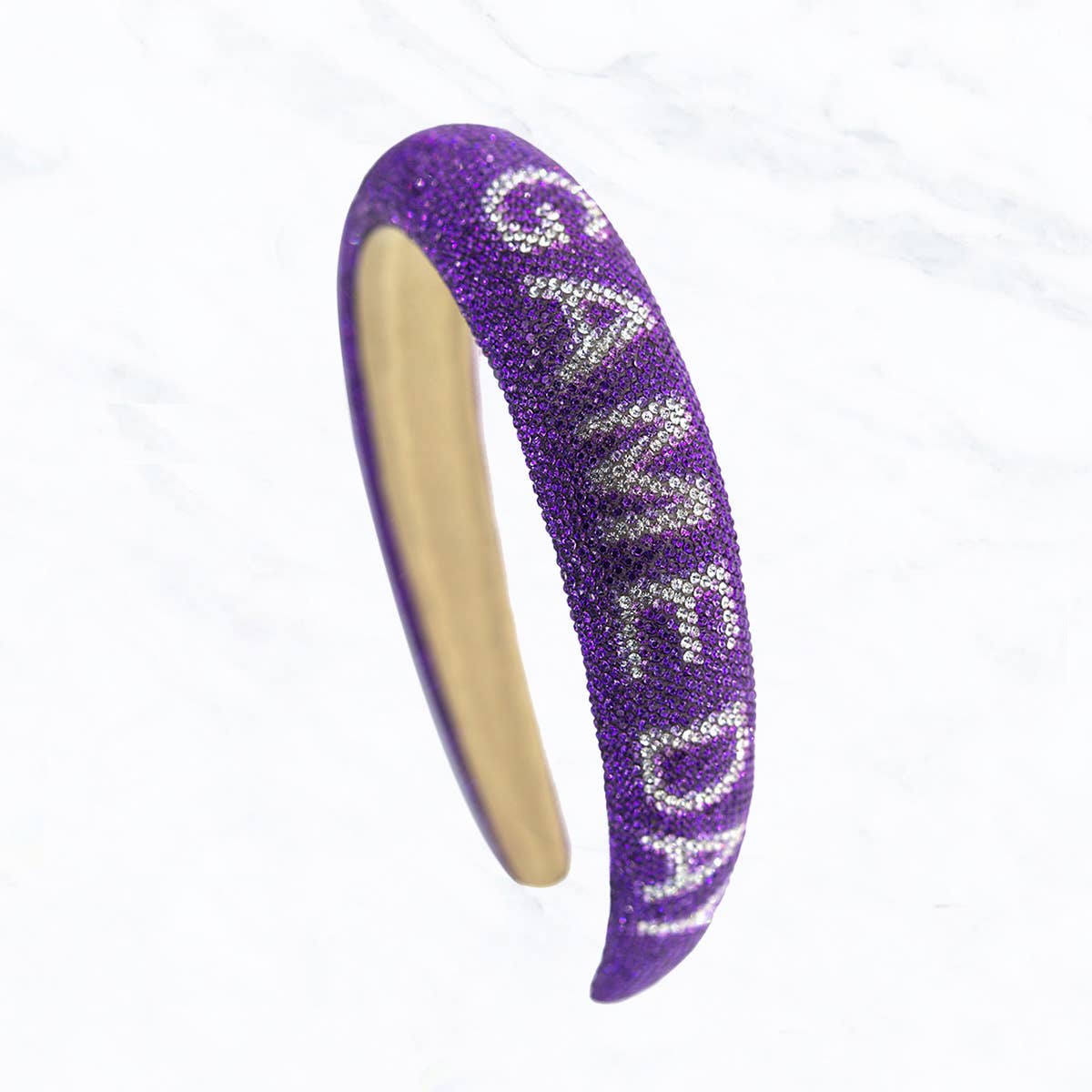 GAME DAY Stone Headband | Purple