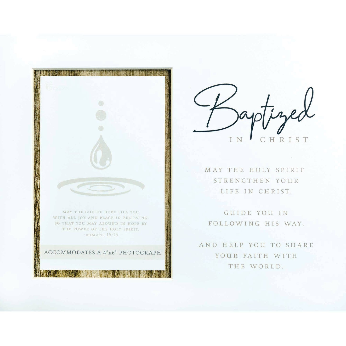 Baptized In Christ Photo Mat