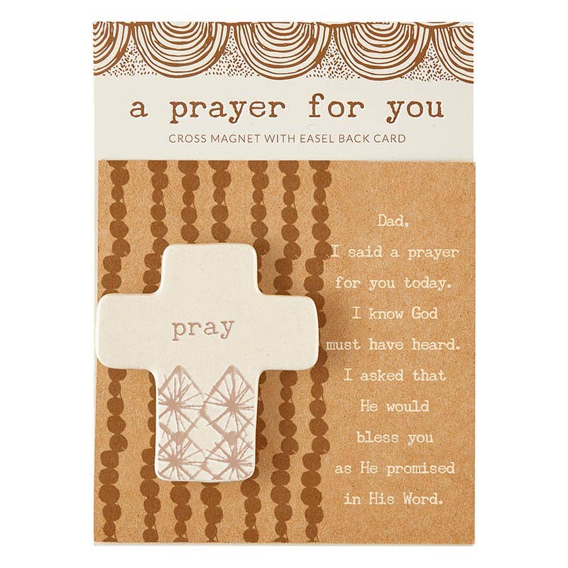 Prayer For You Cross Magnet - Dad