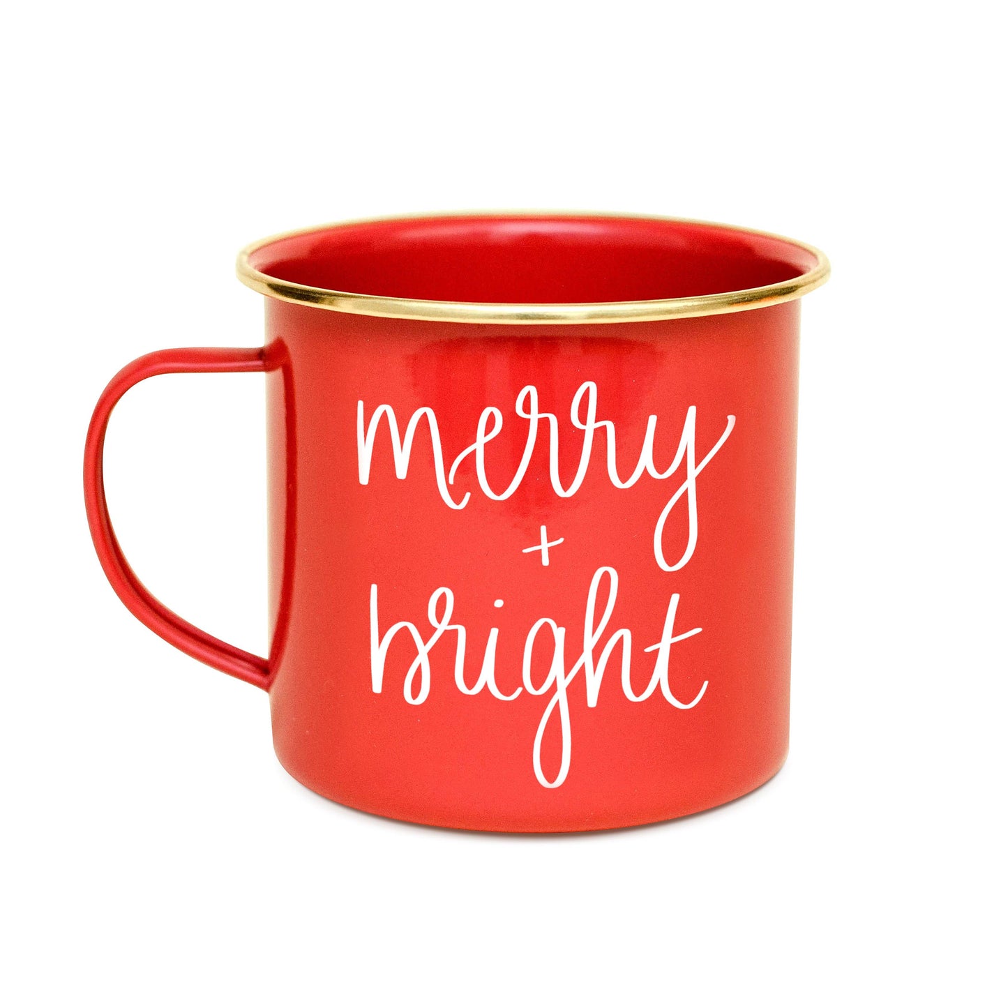Merry and Bright Coffee Mug | Christmas Red