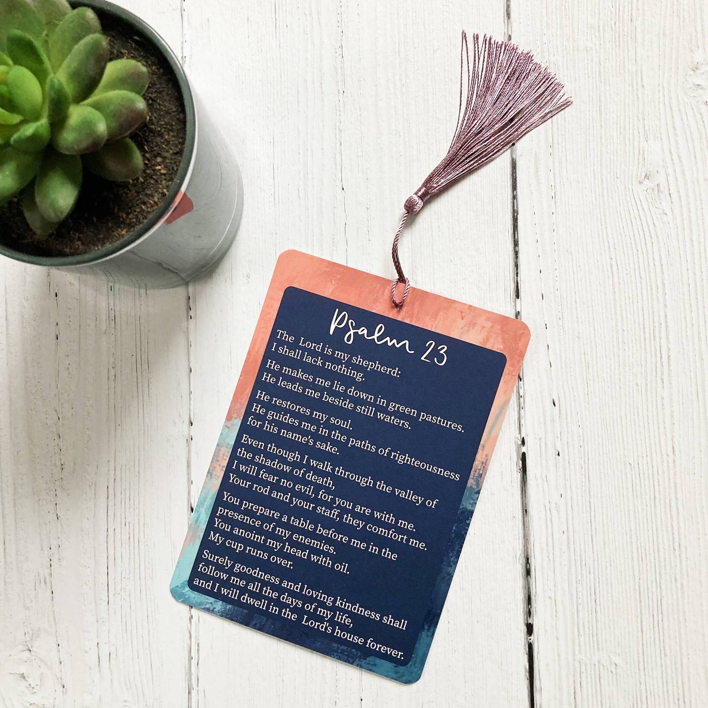 Psalms of Comfort Prayer Card
