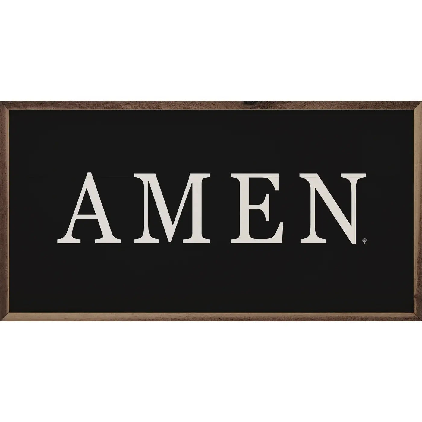 Amen Wood Framed Print
