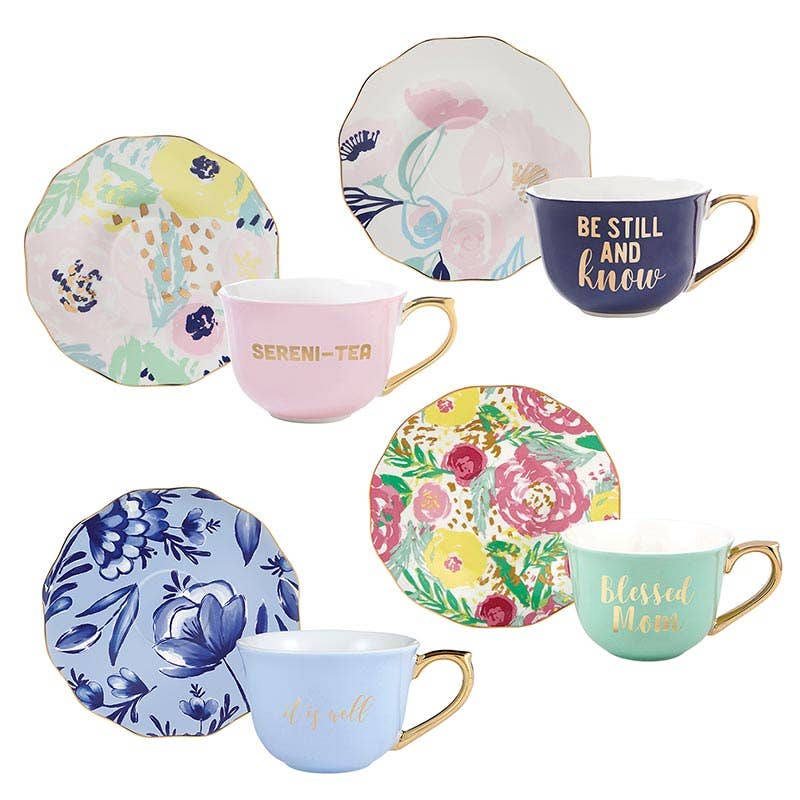 Tea Cup & Saucer Set