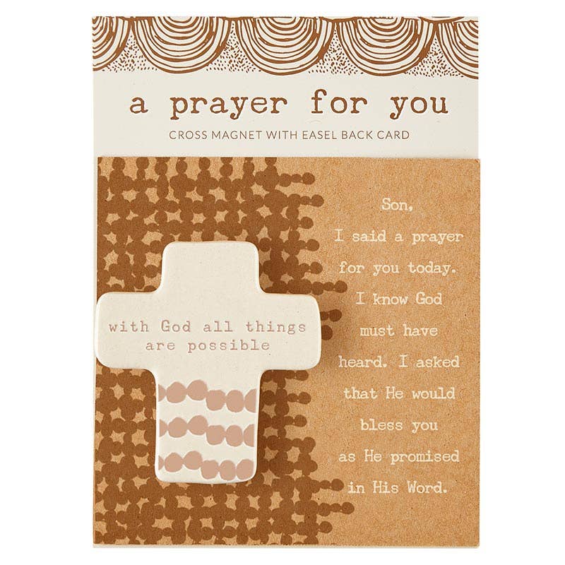 Prayer For You Cross Magnet - Son