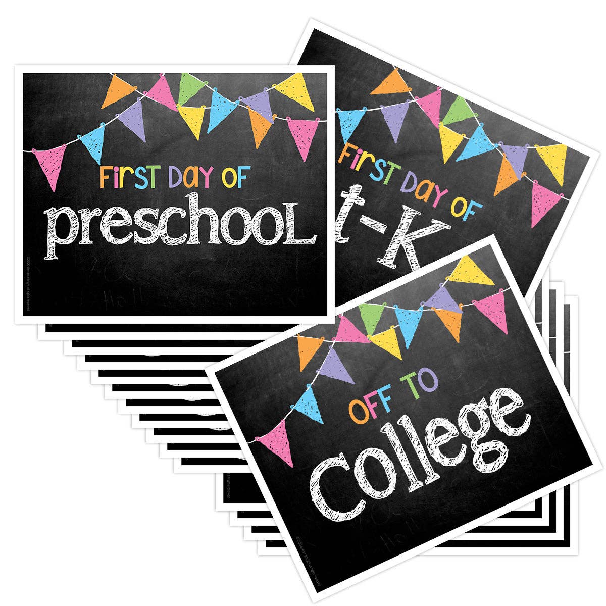 First & Last Day of School Photo Signs