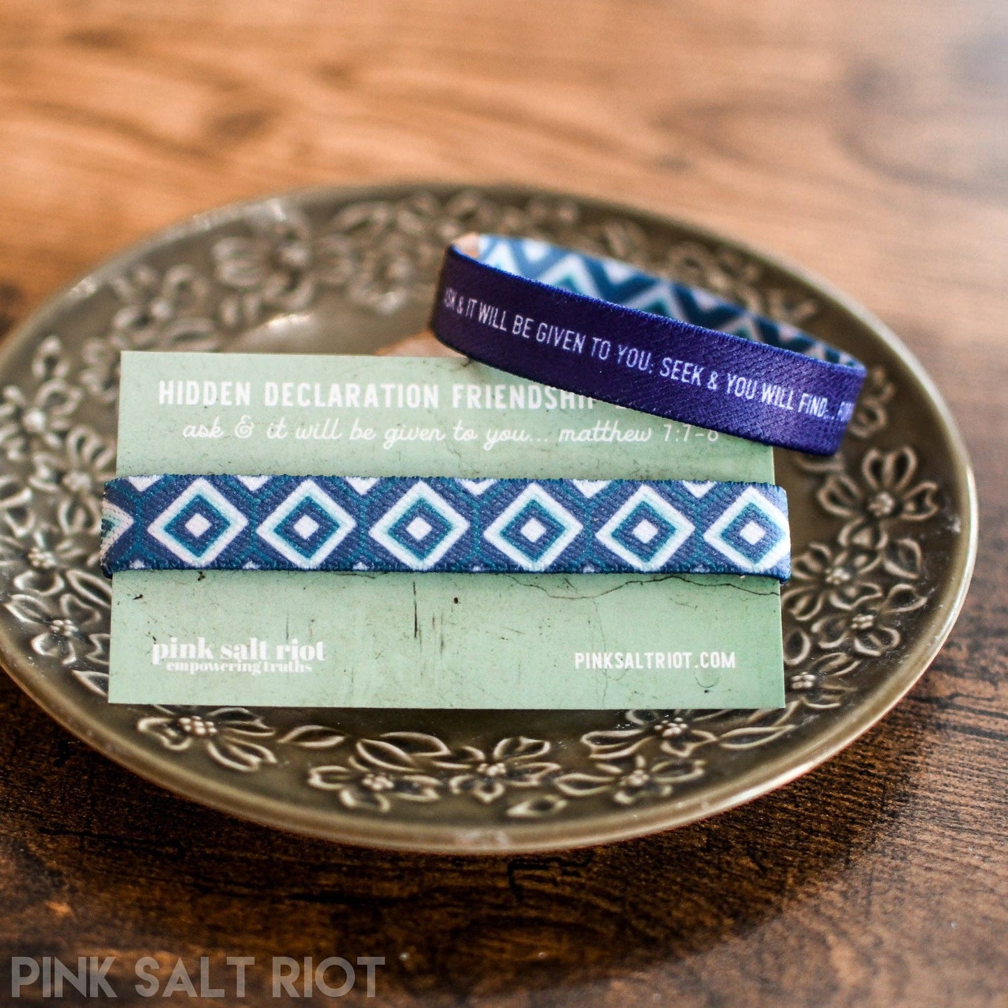 Ask and Seek Elastic Friendship Bracelet
