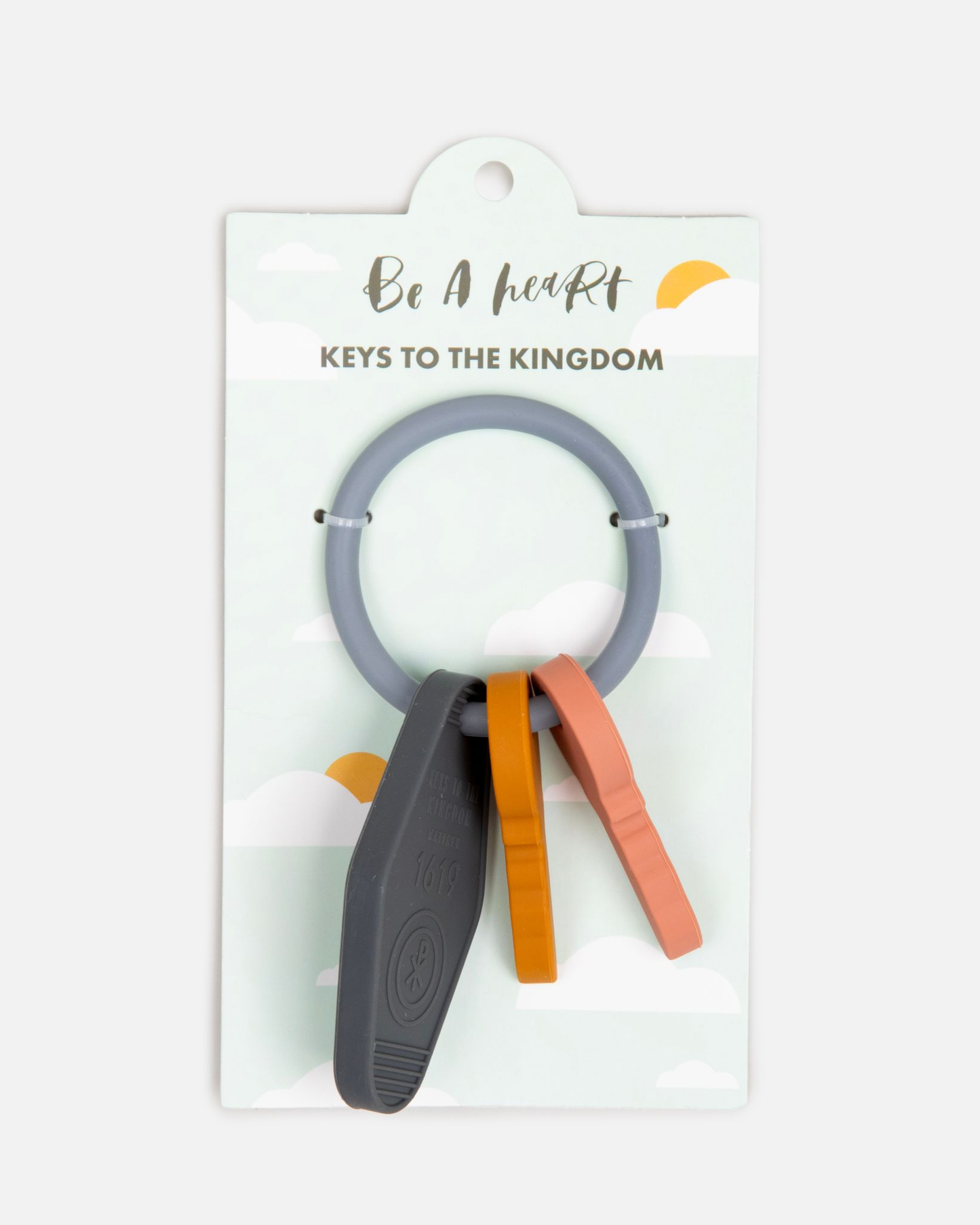 Keys to the Kingdom Silicone Teether | Pink