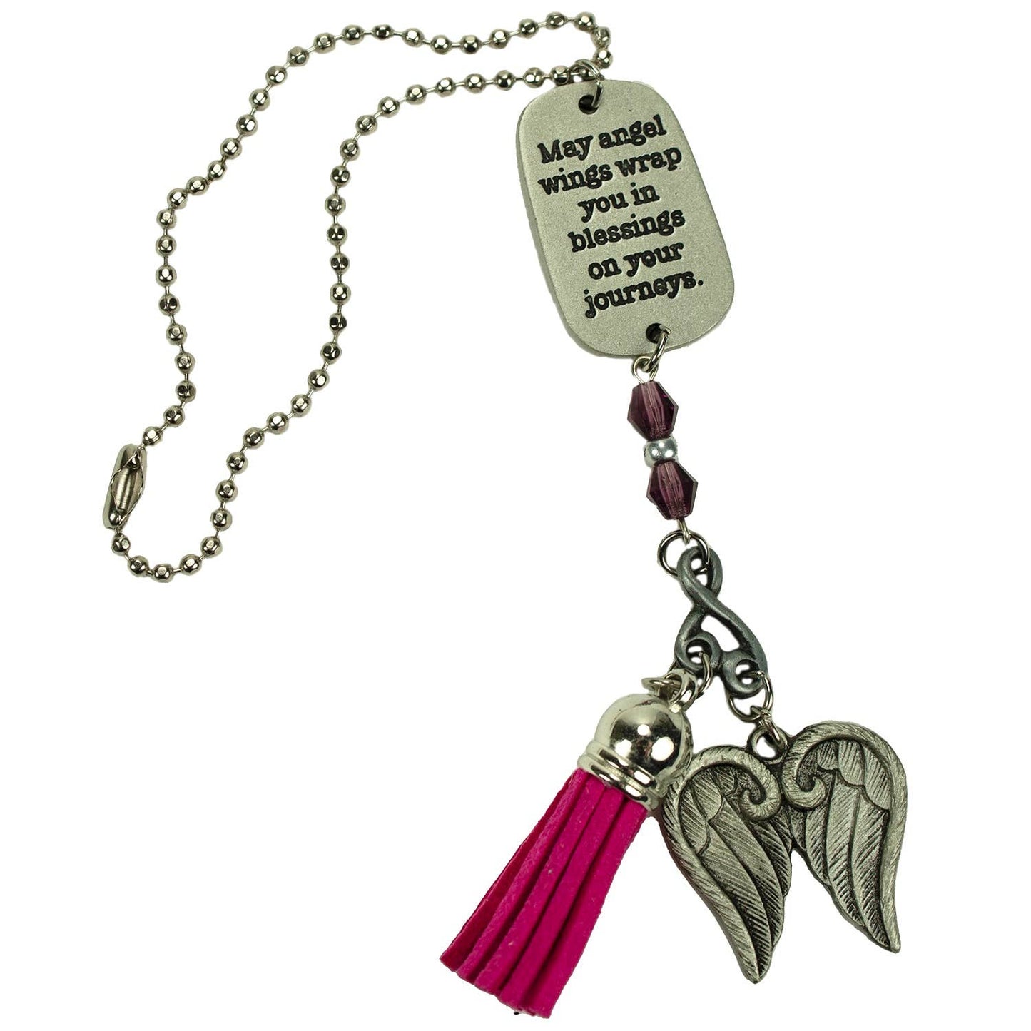 Pink Angel Car Charm
