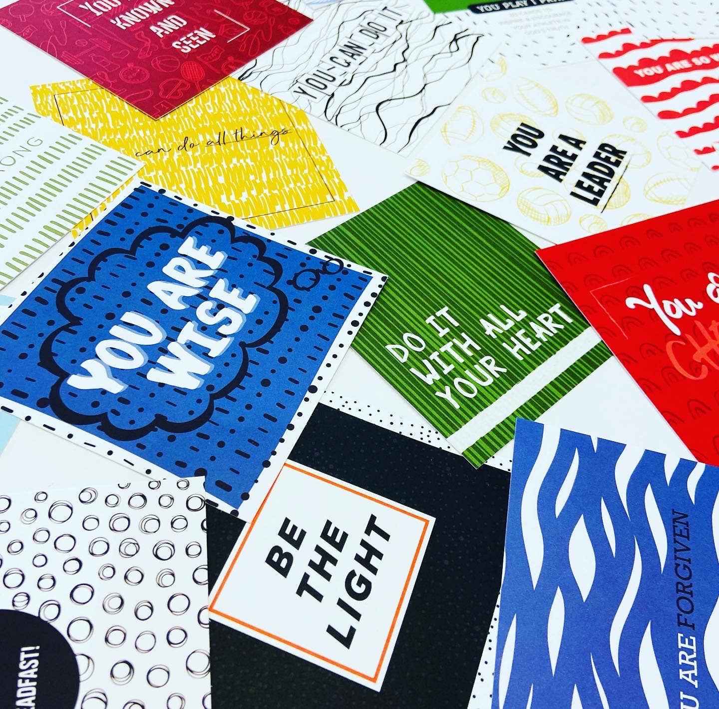 Athlete Encouragement Cards