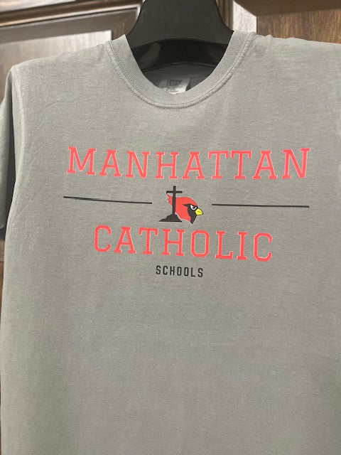 MCS Grey Mascot T-Shirt