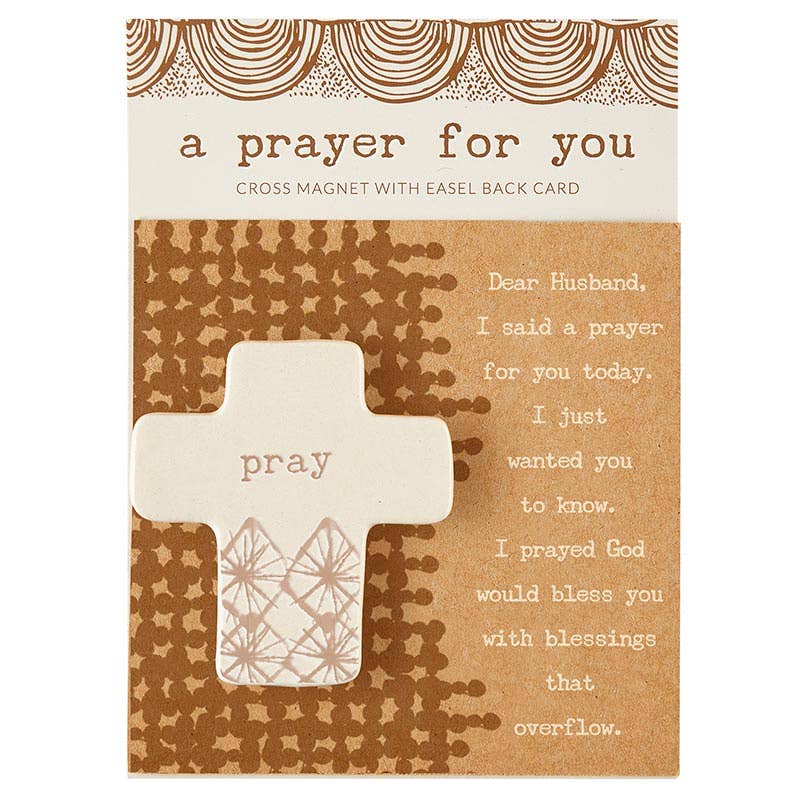 Prayer For You Cross Magnet - Husband