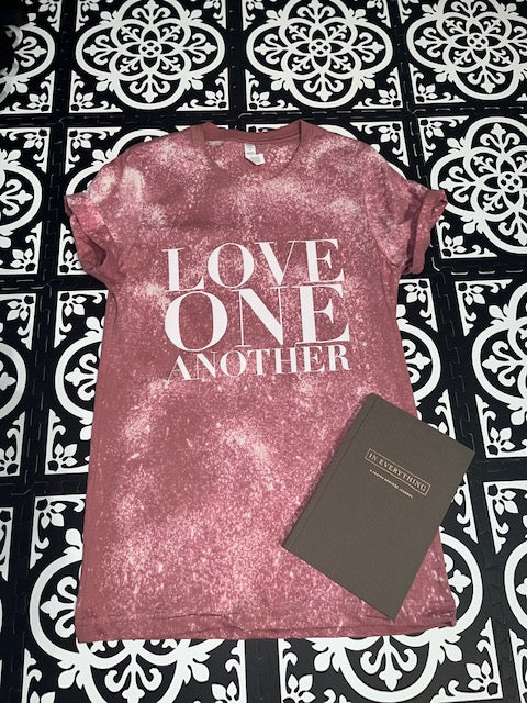 Love One Another Acid Wash T-Shirt