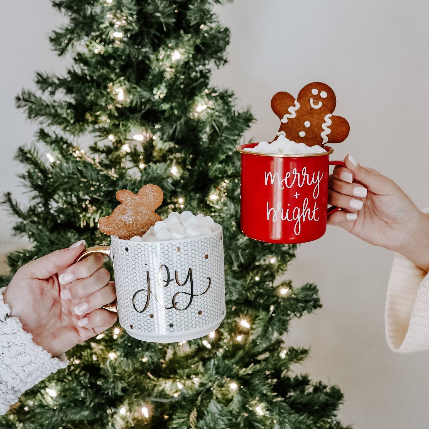 Merry and Bright Coffee Mug | Christmas Red