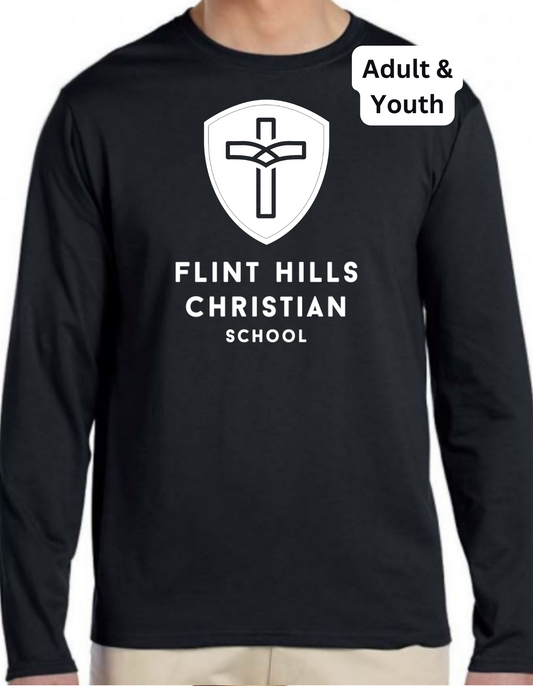 FHCS Black Logo Long Sleeve T-Shirt