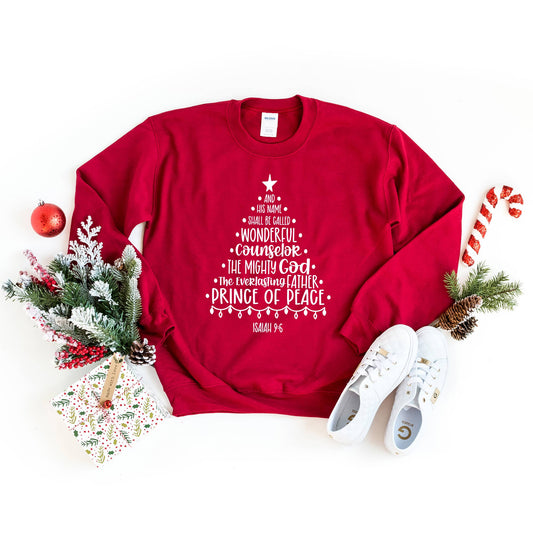 Prince Of Peace Crewneck Sweatshirt | Red