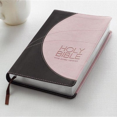KJV Bible | Pink & Brown