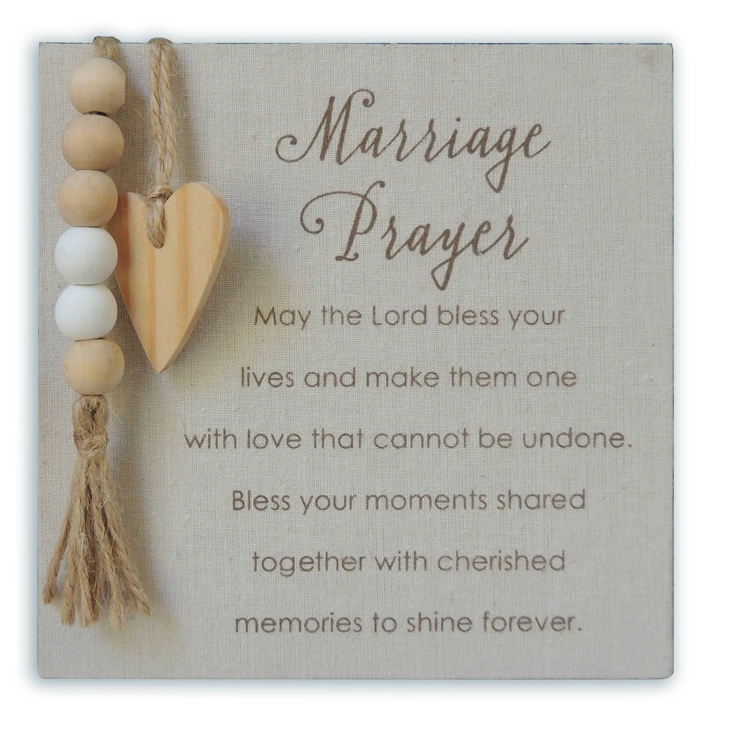 Marriage Prayer Plaque