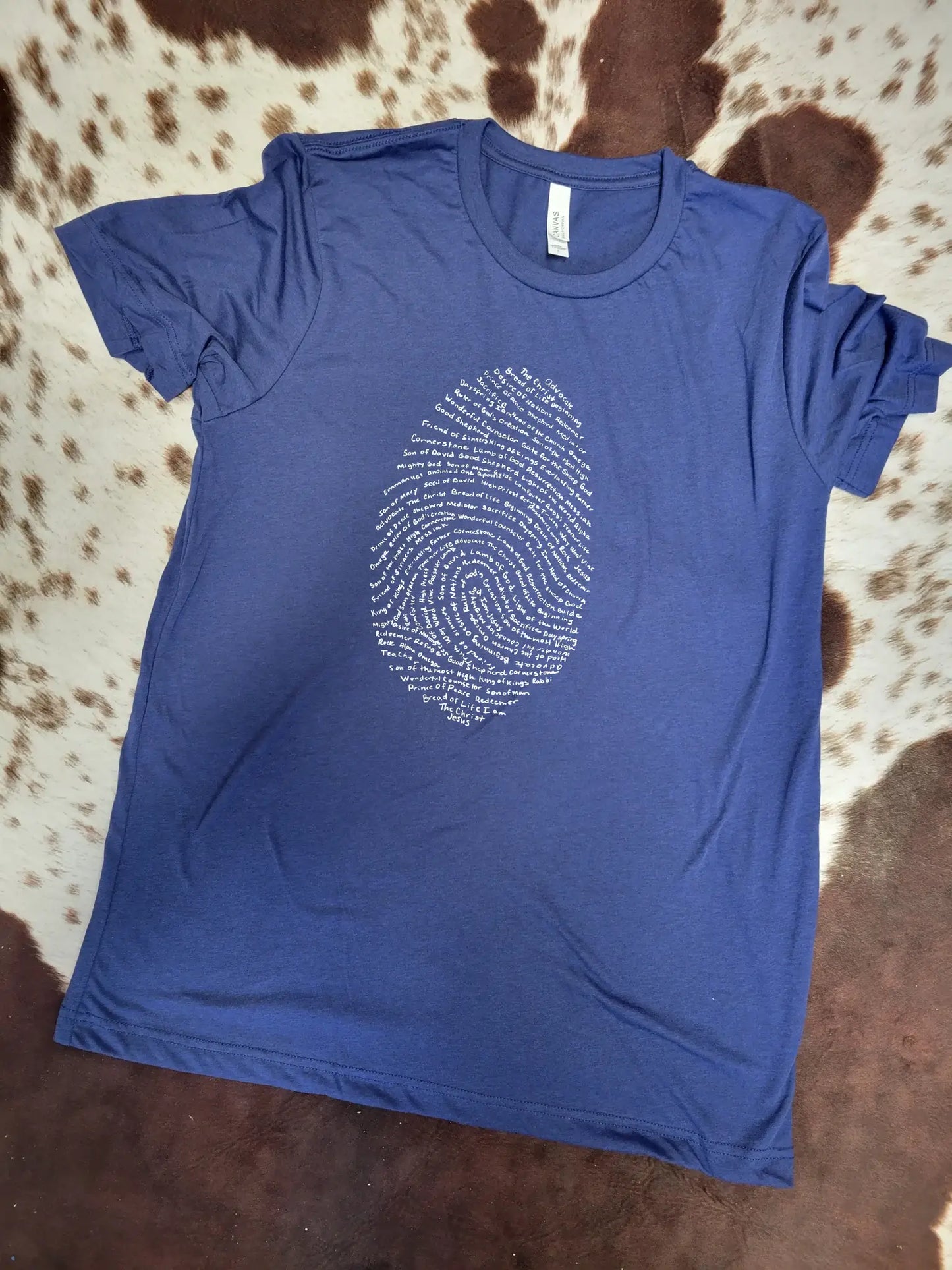 God's Thumbprint Shirt | Royal