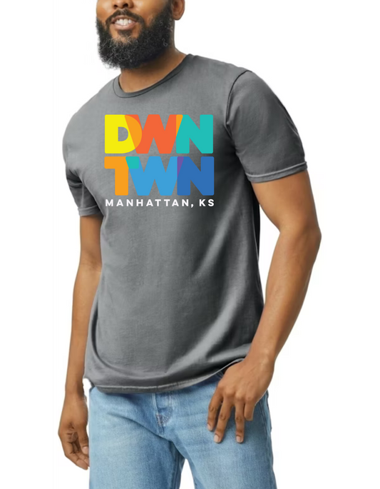 DWNTWN Logo T-Shirt | Charcoal