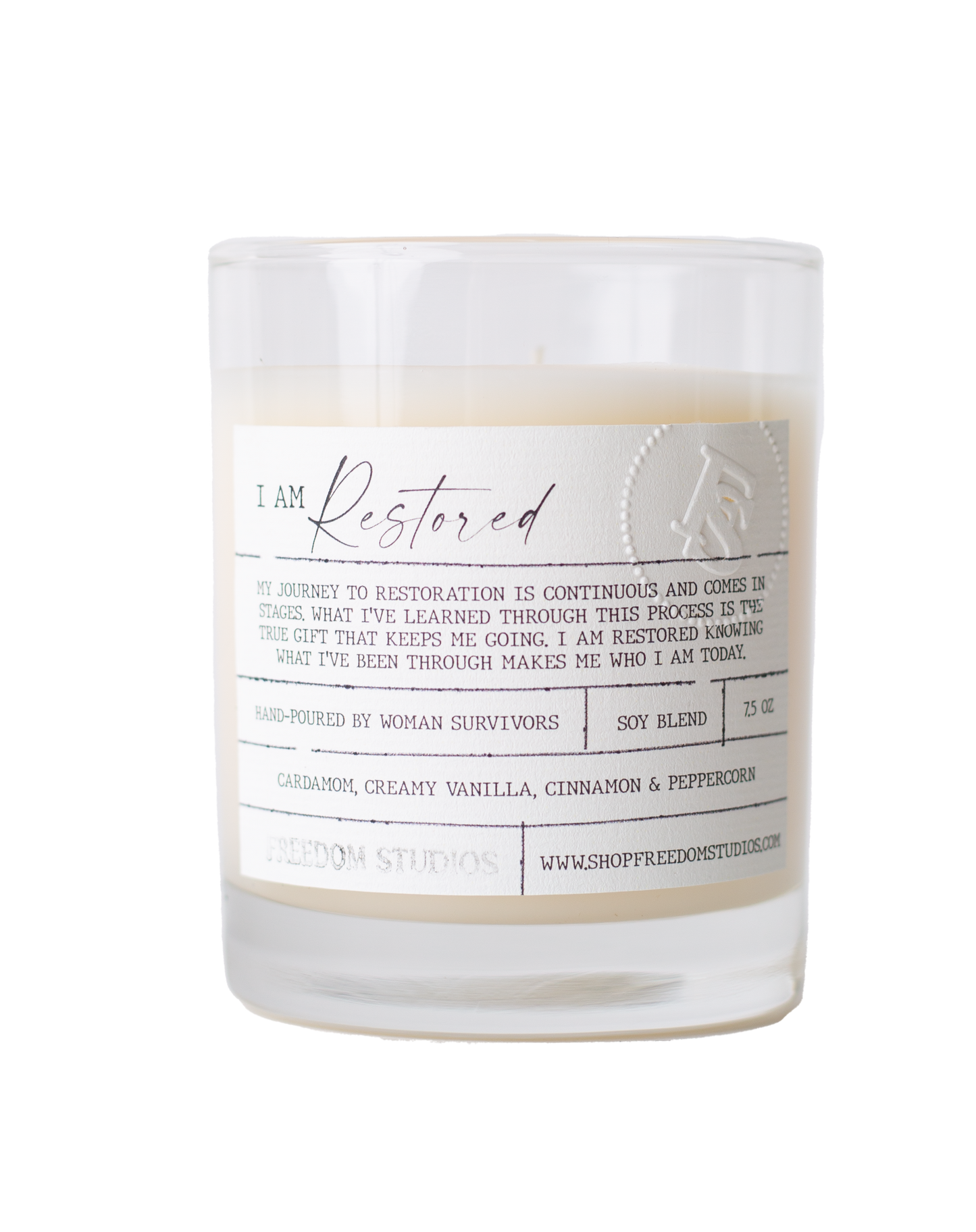 I AM Restored 7.5 oz Candle